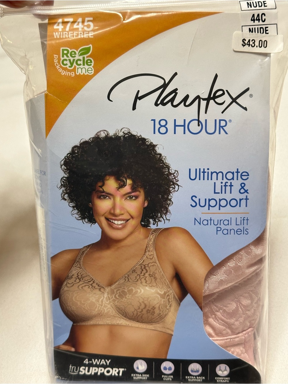 Playtex 18 Hour Ultimate Lift & Support Bra in Pink